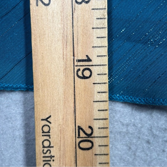 Ally B. Babydoll Sleeveless Tank Top Women's Small Turquoise Shimmer Flowy Y2k - Picture 3 of 9